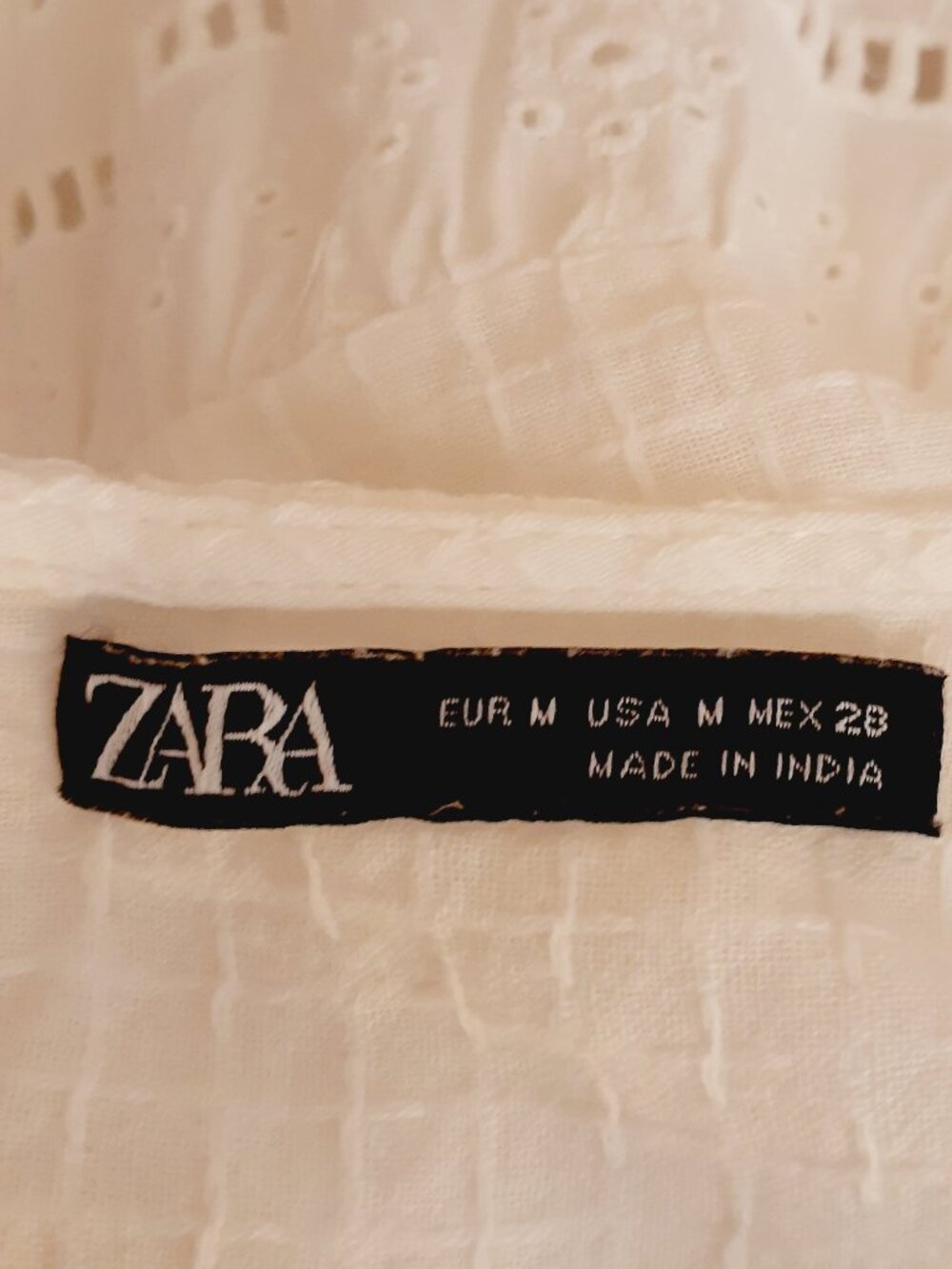 Zara Cotton Tiered Dress - Picture 9 of 15